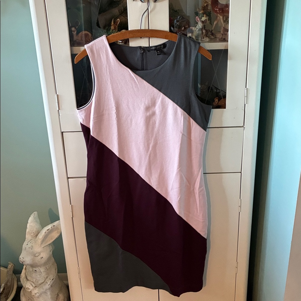 Banana Republic sz 10 Colorblock Sleeveless Dress euc